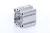 Double acting cylinder | through piston rod | magnetic piston | female thread | B-series HAFNER BJ