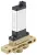 Media separated solenoid valve Burkert type 6724 - 2/2 or 3/2-way Whisper Valve with media separation