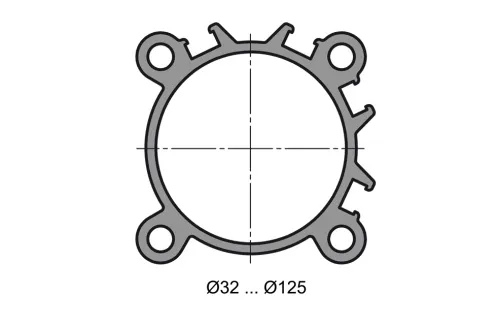 Double acting cylinder | adjustable cushioning | magnetic piston | enforced piston | stainless steel rod | H-series HAFNER HIFR