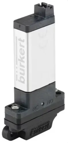 Media separated solenoid valve Burkert type 6724 - 2/2 or 3/2-way Whisper Valve with media separation