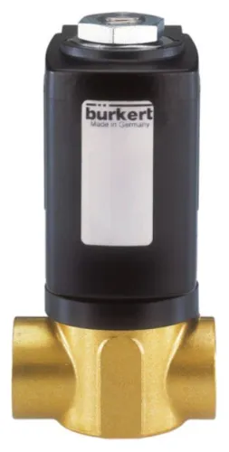 Steam solenoid valve Burkert type 6027 - Direct-acting 2/2-way plunger valve