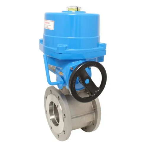 Stainless steel ball valve flanged with electric actuator END-Armaturen ZK-NE