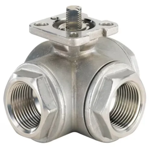 3-Way Ball Valve with T-bore Burkert type TKU003