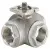 3-Way Ball Valve with T-bore Burkert type TKU003