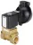 Steam solenoid valve Burkert type 5404 - Servo-assisted 2/2-way piston valve