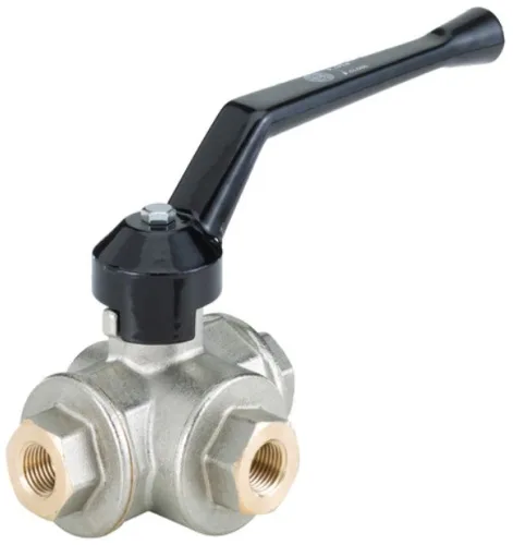 3-Way Ball Valve with T-bore Burkert type TKU003